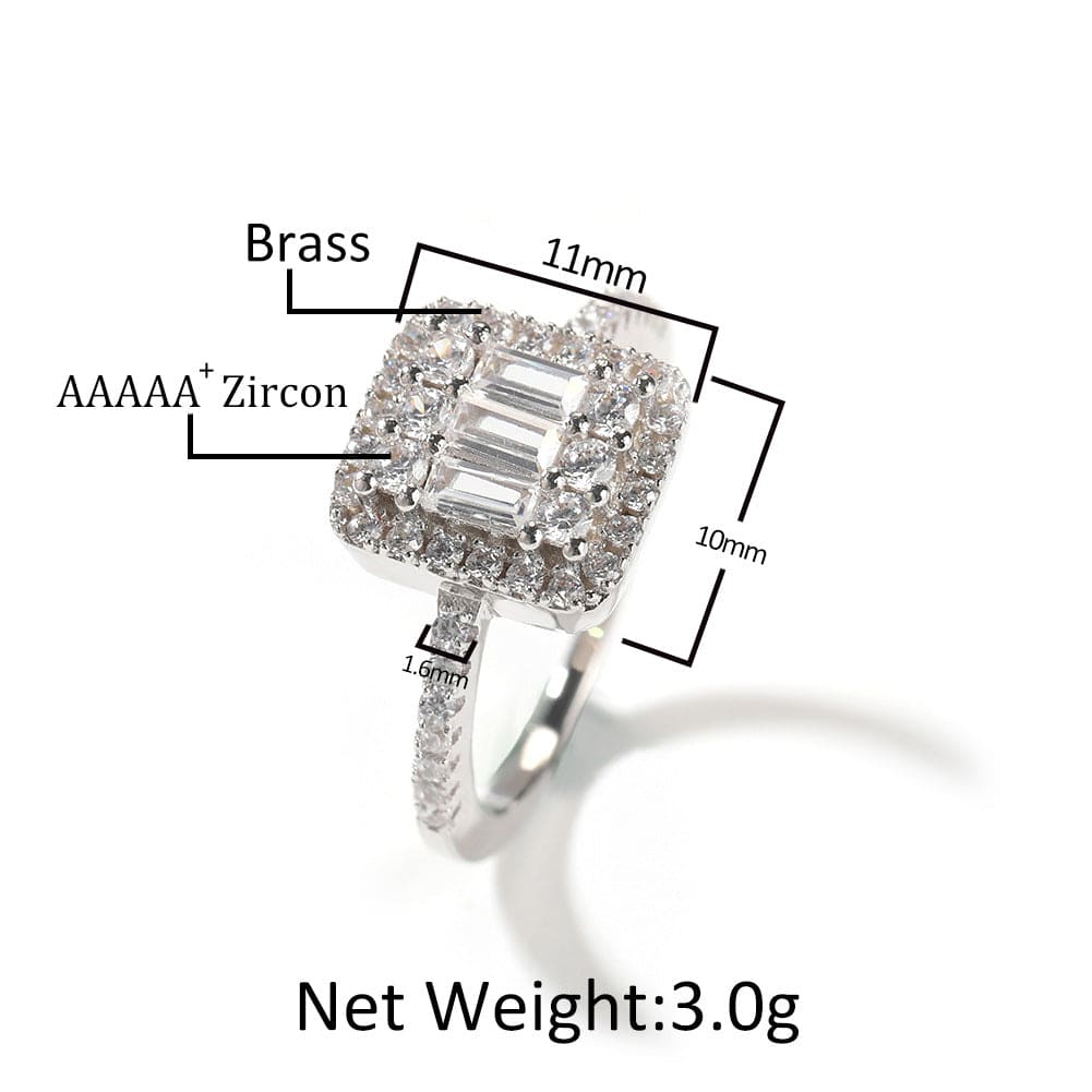 Delicate Ring | Zircon Engagement Wedding Ring