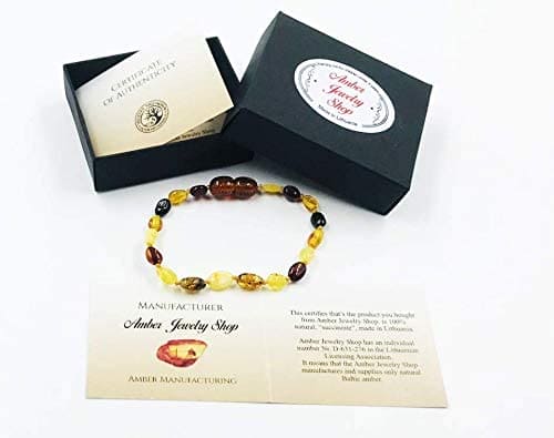 Amber Teething Bracelets & Anklets For Kids
