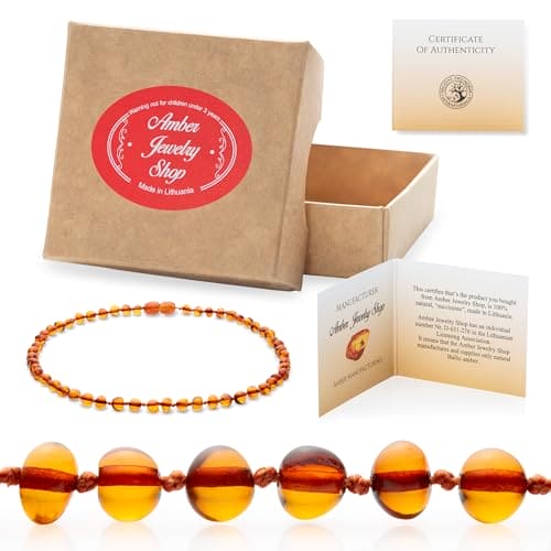 Amber Teething Necklace | Amber Beads Teething