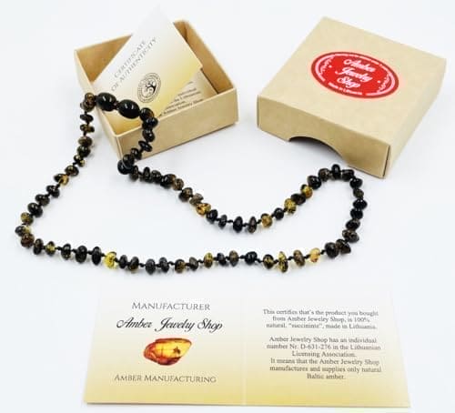 Amber Teething Necklace | Amber Beads Teething