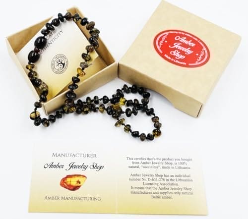 Amber Teething Necklace | Amber Beads Teething