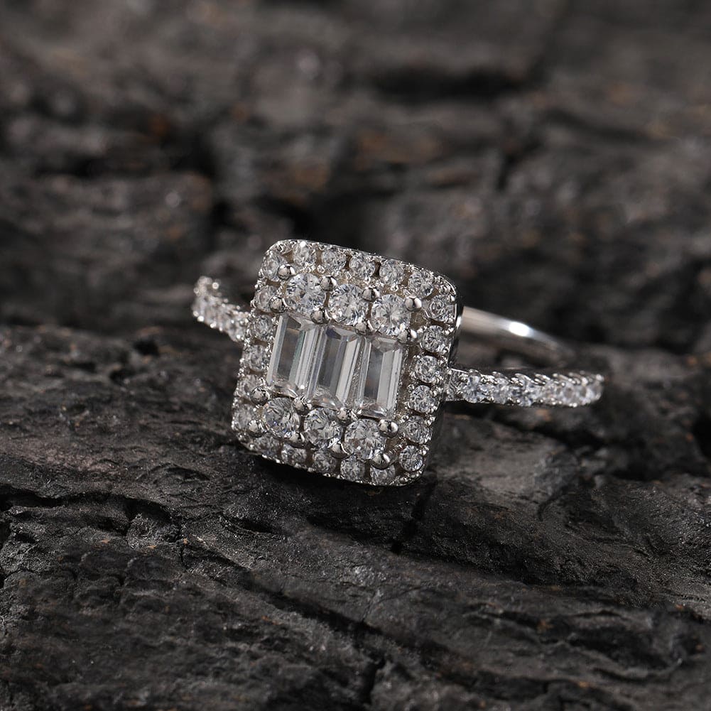 Delicate Ring | Zircon Engagement Wedding Ring