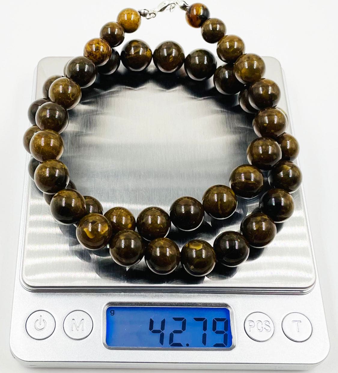 Natural Amber Necklace - Baltic Amber Jewelry For Adults pressed