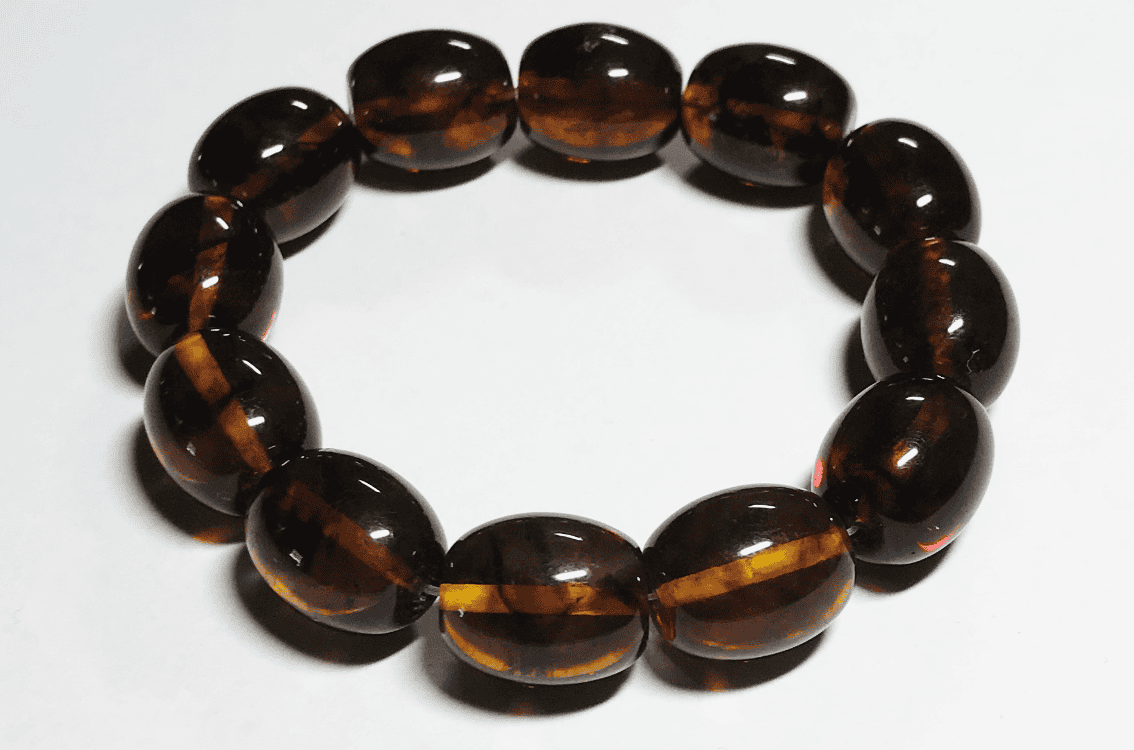 Baltic Amber Bracelet For Men -Natural Amber men's Bracelet
