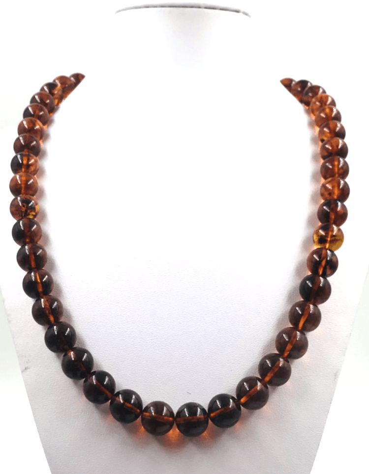 Amber Necklace amber beads necklace Genuine Women's Amber jewelry pressed