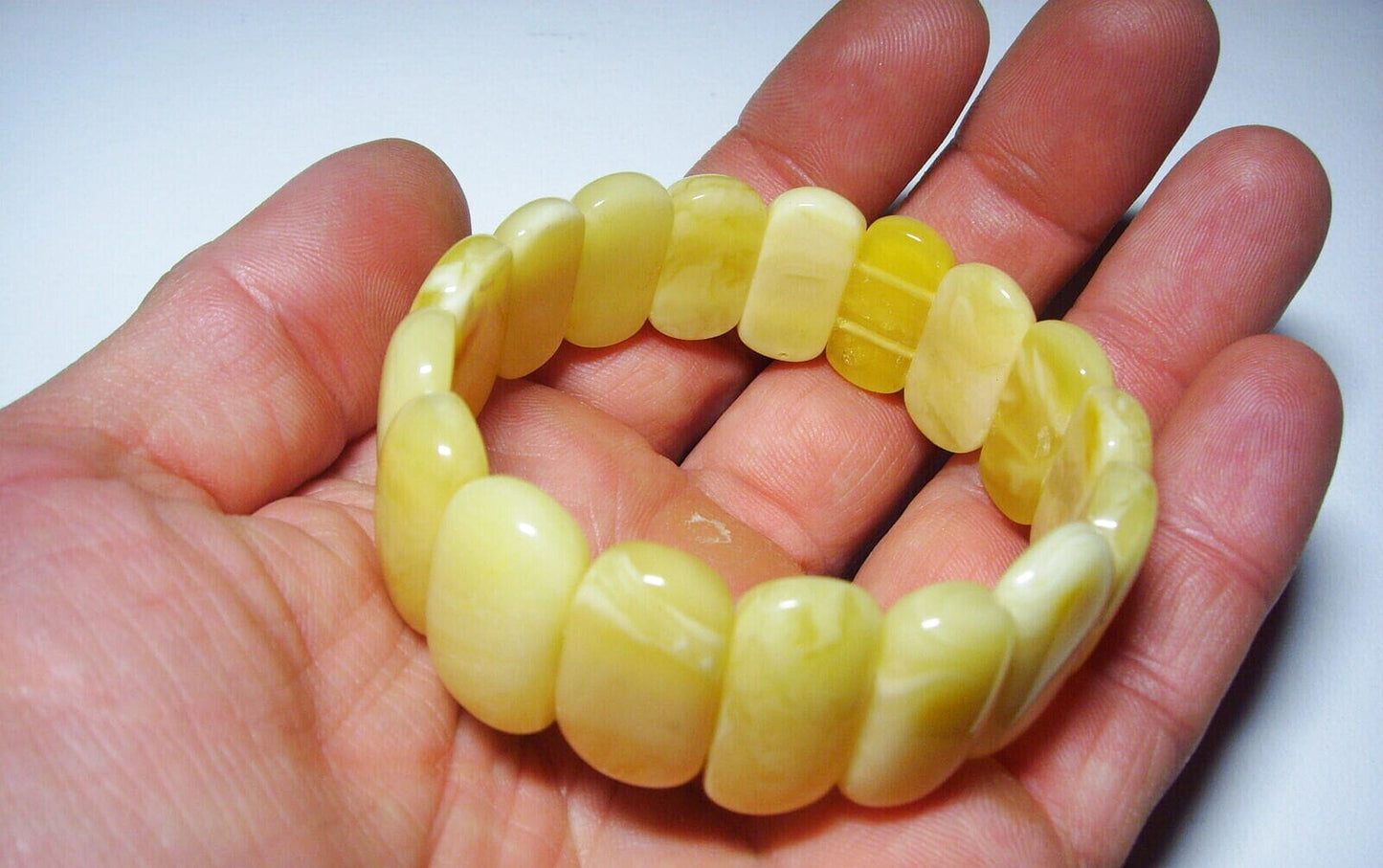 Amber Bracelet for Adults - Natural Amber Beads Bracelet