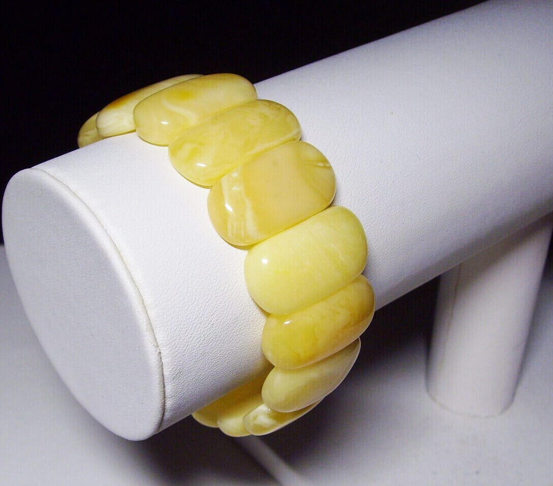 Amber Bracelet for Adults - Natural Amber Beads Bracelet