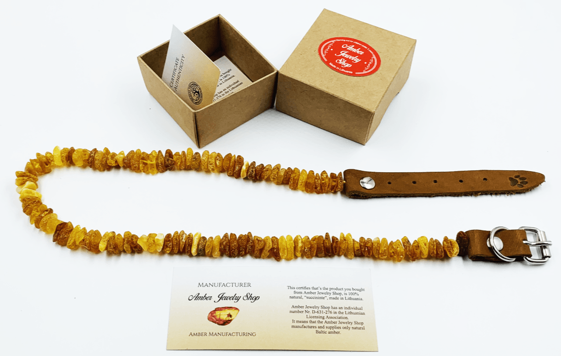 Amber Collars For Dogs and Cats - Natural Tick & Flea Protection