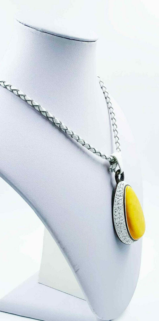Baltic Amber Pendant Necklace - Amber Jewellery
