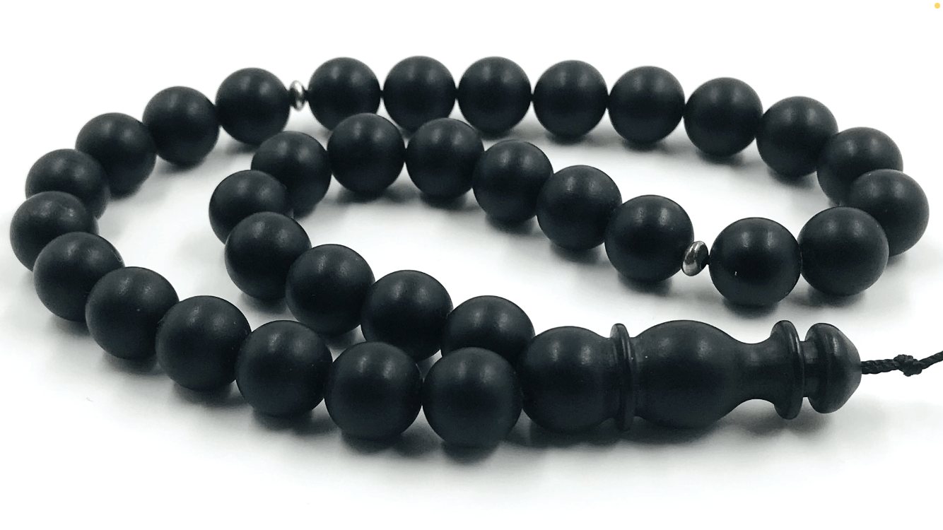 Islamic Prayer Amber 33 Beads Natural Amber Tasbih Misbaha Amber Rosary pressed