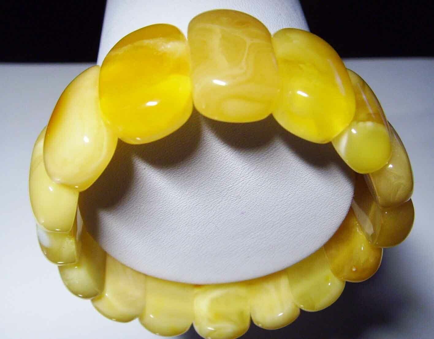 Amber bracelet Natural Baltic Amber stones bracelet for women Butterscotch amber