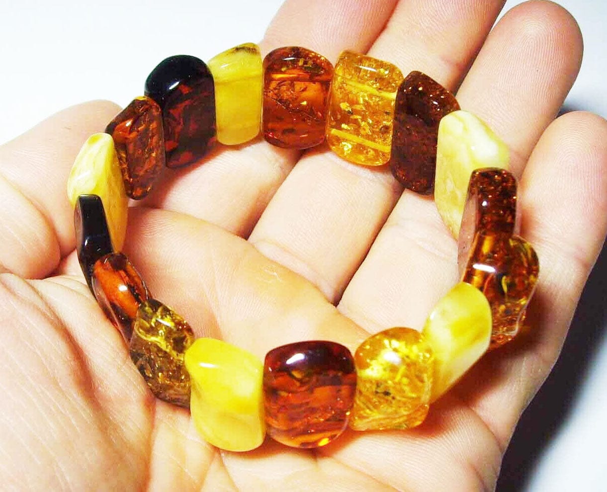 Real Amber Bracelet Natural Baltic Amber Bracelet amber beads Bracelet Amber Jewelry