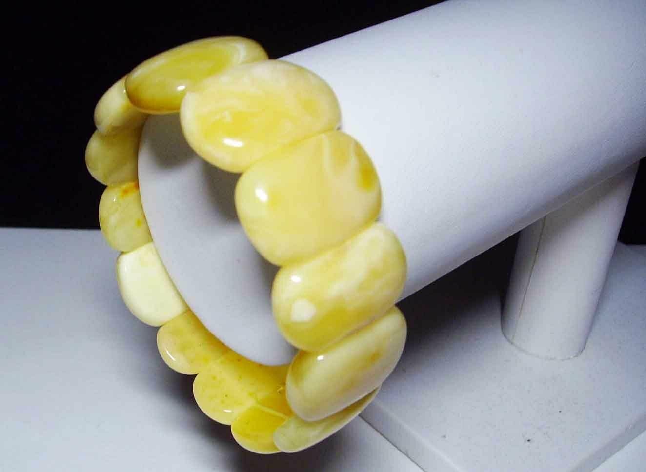 Amber Bracelet Natural Baltic Amber royal white amber pieces Amber Jewelry for women