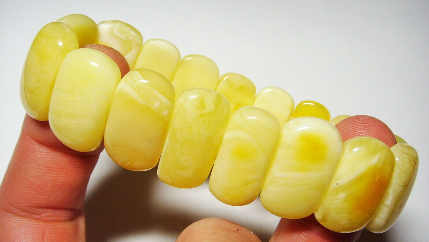 Amber Bracelet for Adults - Natural Amber Beads Bracelet