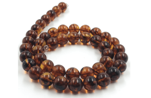 Amber Necklace amber beads necklace Genuine Women's Amber jewelry pressed