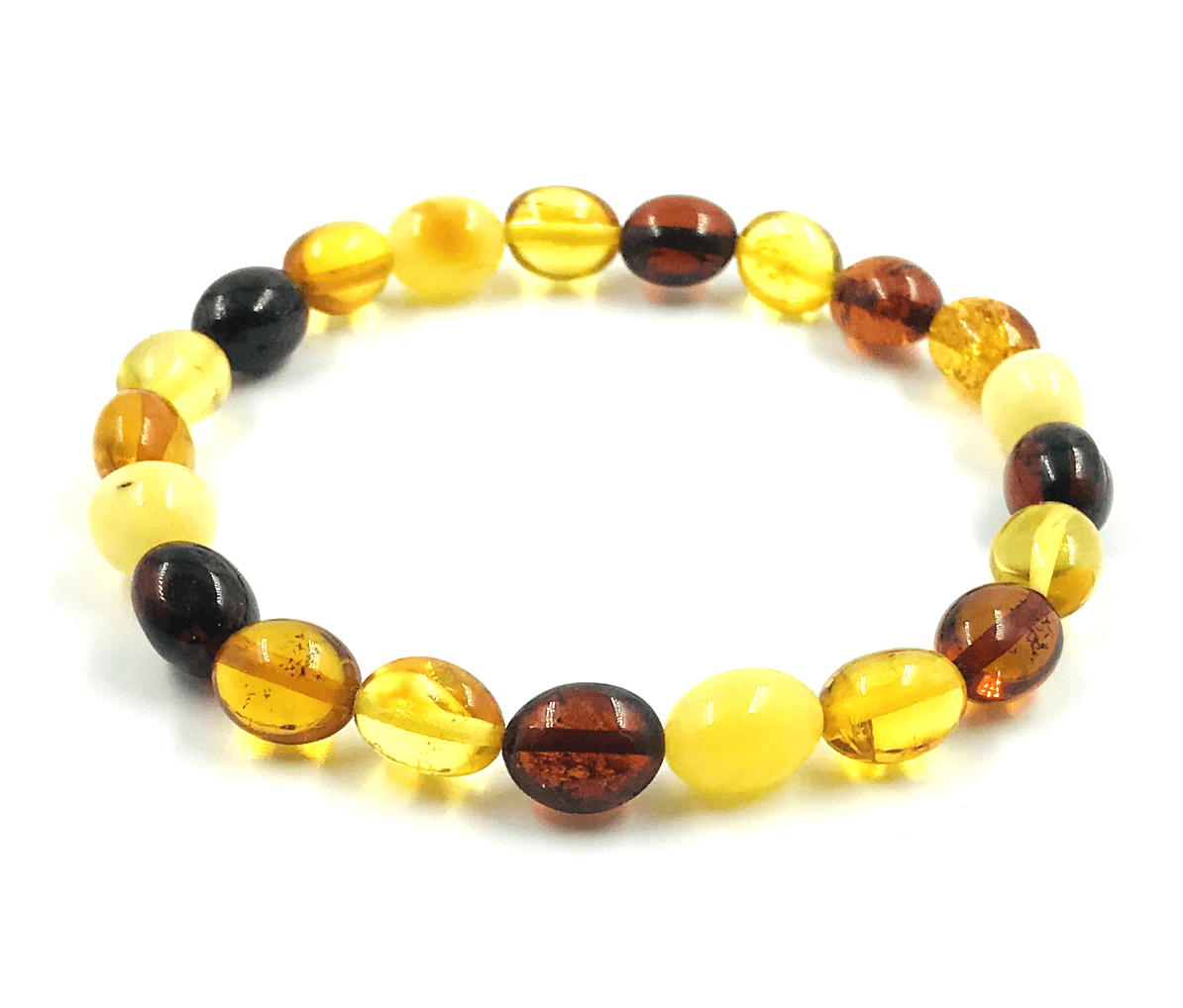 Natural Baltic Amber Bracelet Amber beads bracelet for adults Genuine Amber Jewelry