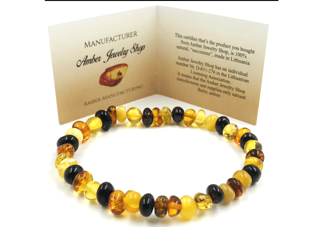 Amber Bracelet Natural Baltic Amber Jewelry