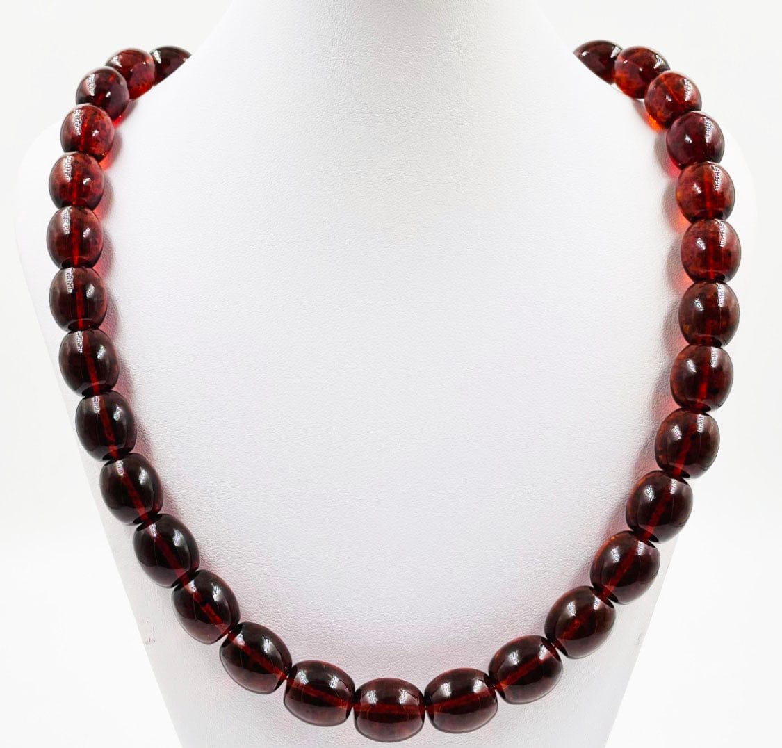 Natural Baltic Amber Necklace - Amber Jewelry pressed