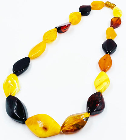 Natural Amber Necklace From Natural Baltic Amber beads -Amber Jewelry