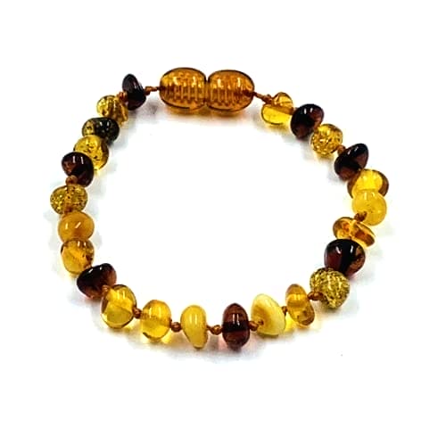 Amber Teething Bracelets & Anklets For Kids