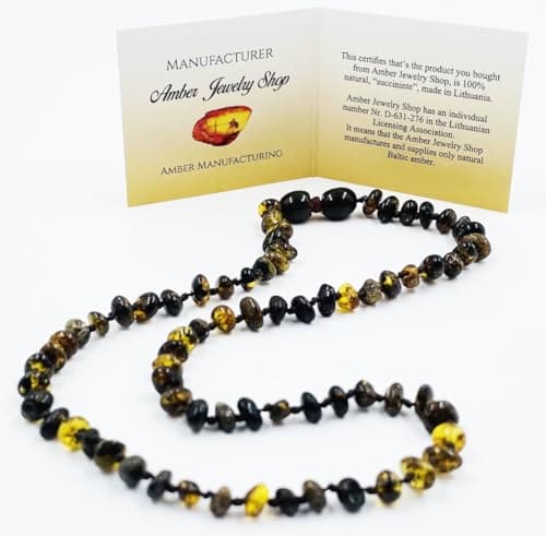Amber Teething Necklace | Amber Beads Teething