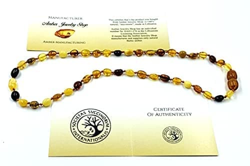 Amber Teething Necklace | Amber Beads Teething