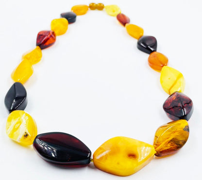Natural Amber Necklace From Natural Baltic Amber beads -Amber Jewelry