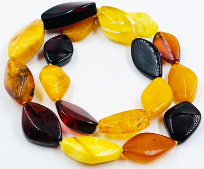 Natural Amber Necklace From Natural Baltic Amber beads -Amber Jewelry