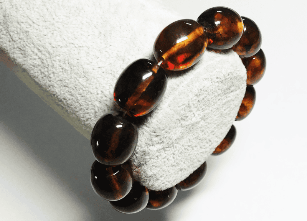 Baltic Amber Bracelet For Men -Natural Amber men's Bracelet
