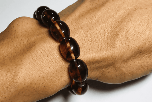 Baltic Amber Bracelet For Men -Natural Amber men's Bracelet
