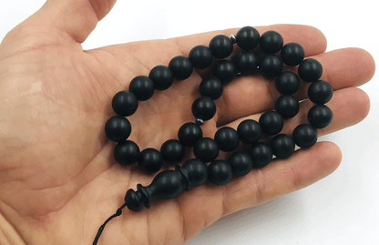 Islamic Prayer Amber 33 Beads Natural Amber Tasbih Misbaha Amber Rosary pressed