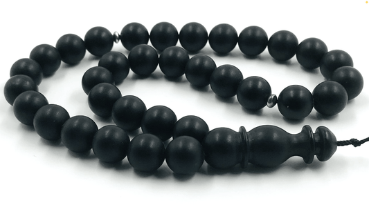 Islamic Prayer Amber 33 Beads Natural Amber Tasbih Misbaha Amber Rosary pressed