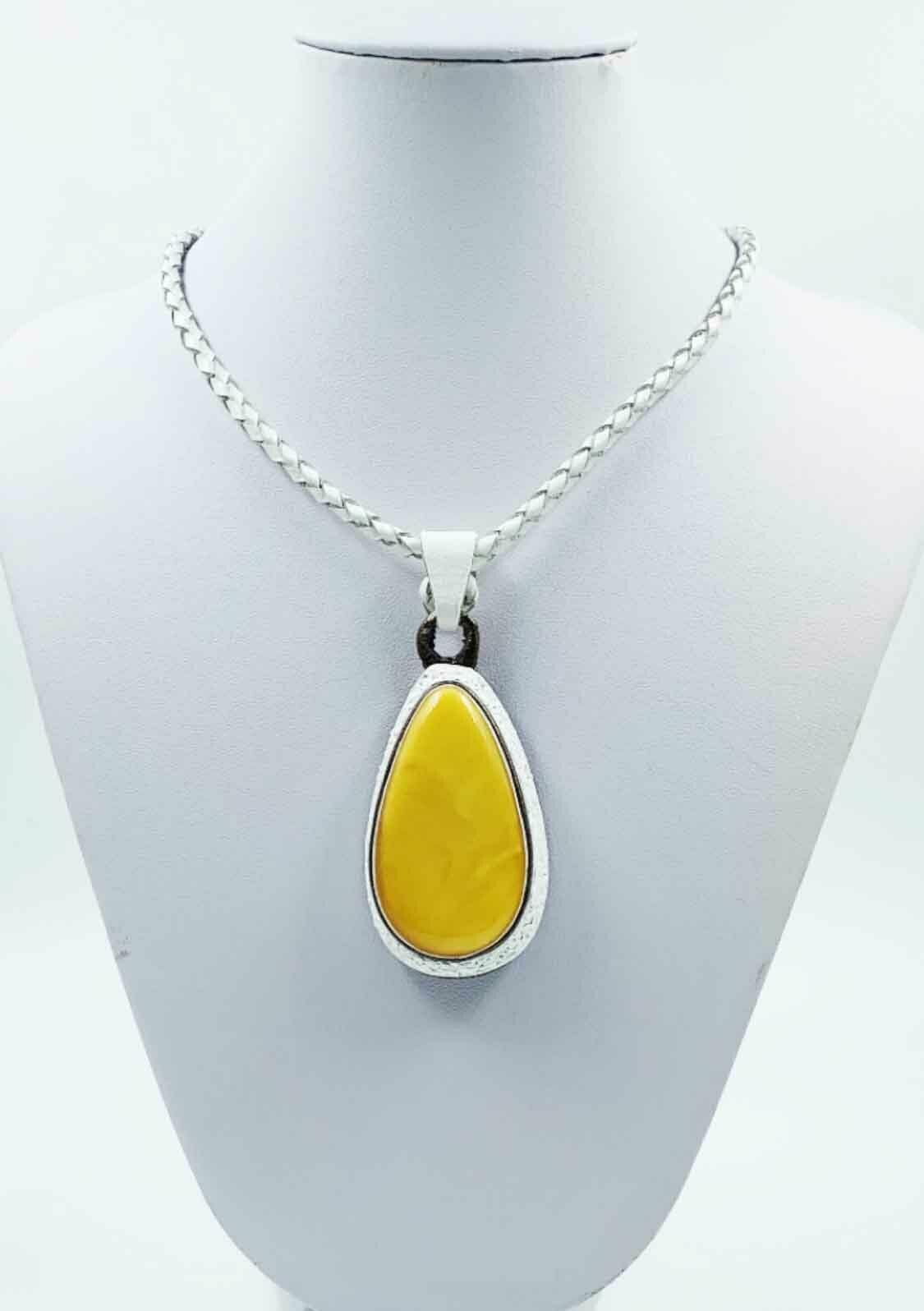 Baltic Amber Pendant Necklace - Amber Jewellery