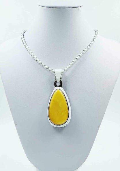 Baltic Amber Pendant Necklace - Amber Jewellery