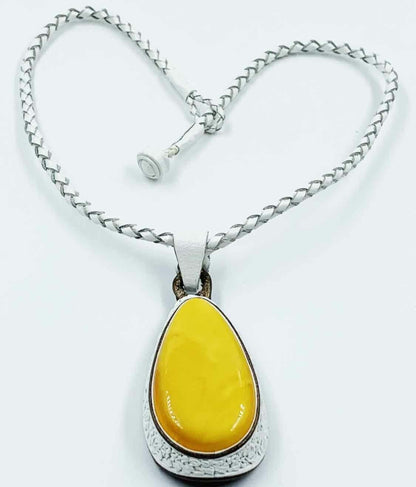 Baltic Amber Pendant Necklace - Amber Jewellery