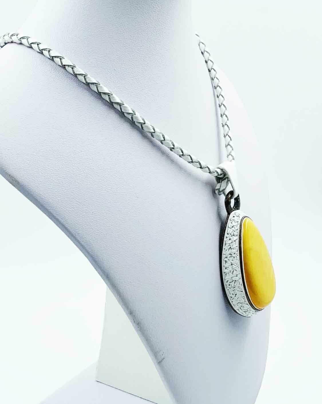 Baltic Amber Pendant Necklace - Amber Jewellery