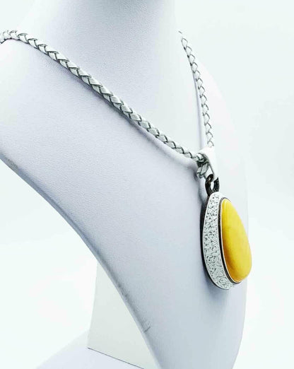 Baltic Amber Pendant Necklace - Amber Jewellery