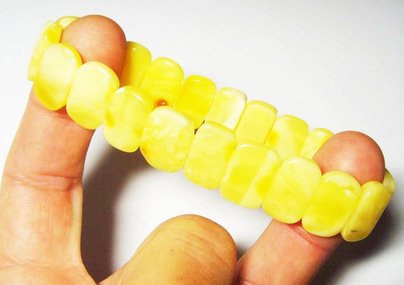 Classic Baltic Amber Bracelet - Genuine Amber Beads - Amber Jewelry For women