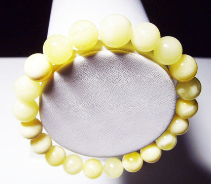 Amber bracelet Natural Baltic Amber Jewelry white amber round amber Amber Healing Bracelet