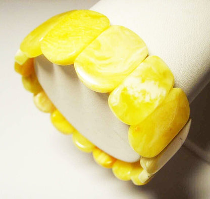 Massive Natural amber Bracelet Genuine amber beads Bracelet amber gift for women men