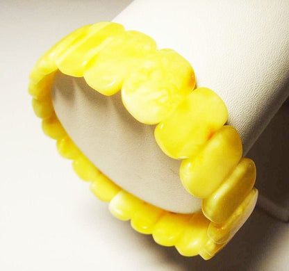 Classic Baltic Amber Bracelet - Genuine Amber Beads - Amber Jewelry For women