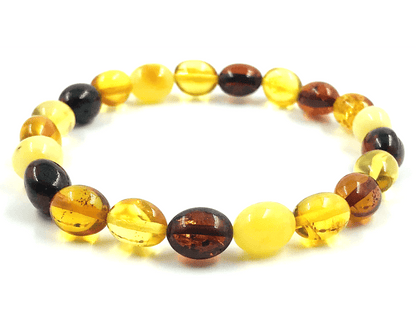 Natural Baltic Amber Bracelet Amber beads bracelet for adults Genuine Amber Jewelry