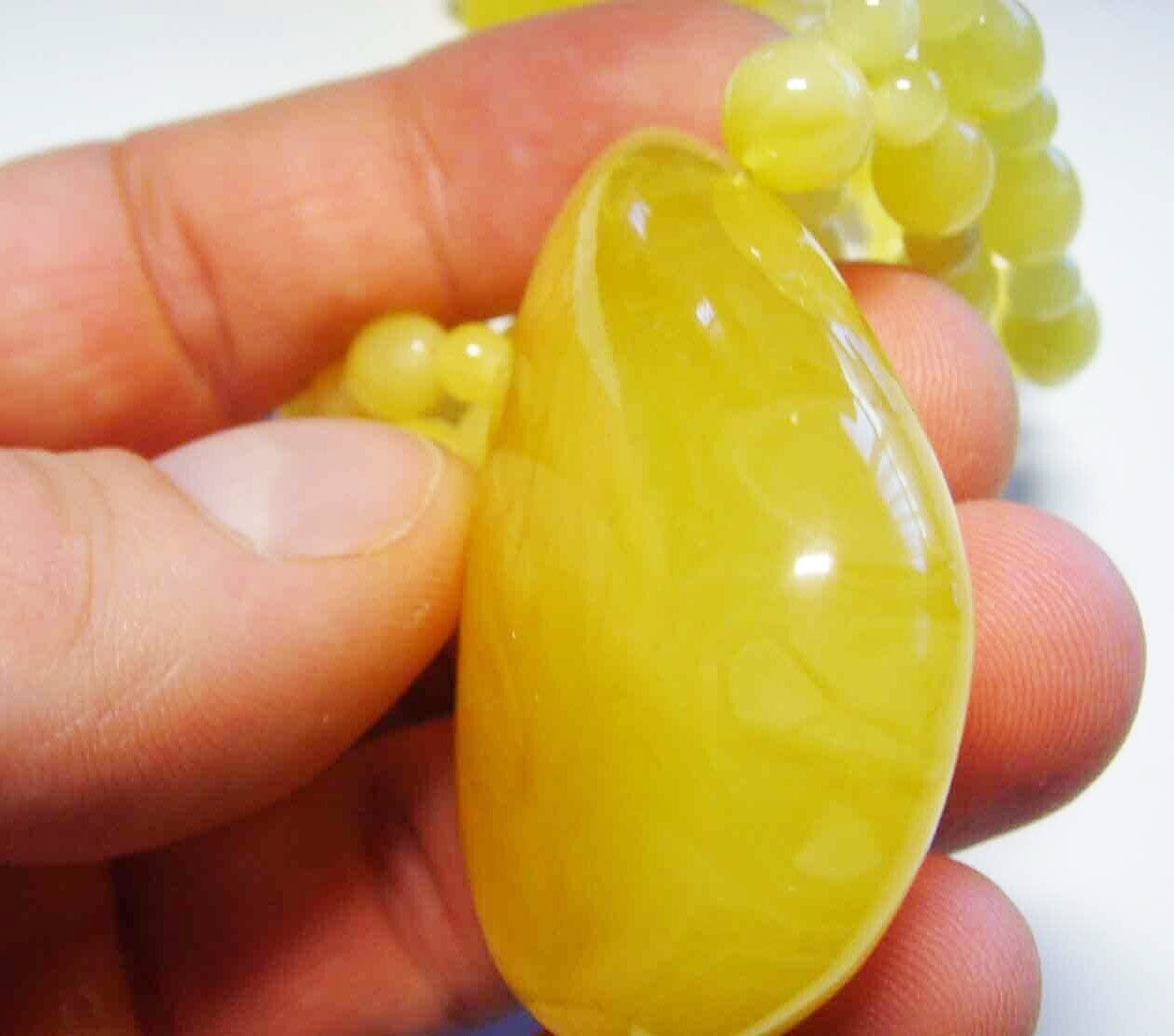 Amber Necklace - Natural Baltic Amber Necklace - Huge Amber Pendant