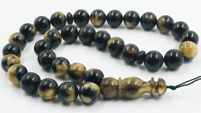 Islamic 33 Prayer beads Natural Baltic Amber Muslim Rosary Misbaha pressed