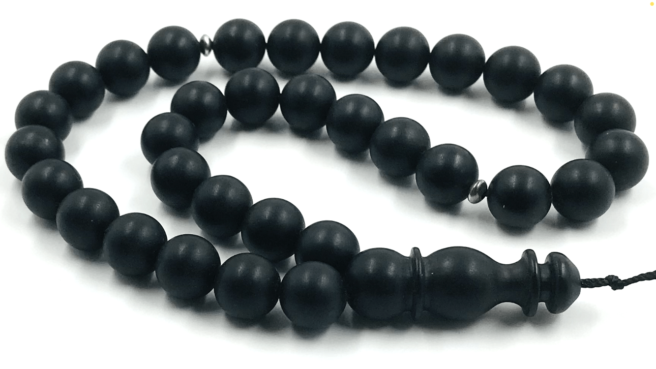 Islamic Prayer Amber 33 Beads Natural Amber Tasbih Misbaha Amber Rosary pressed