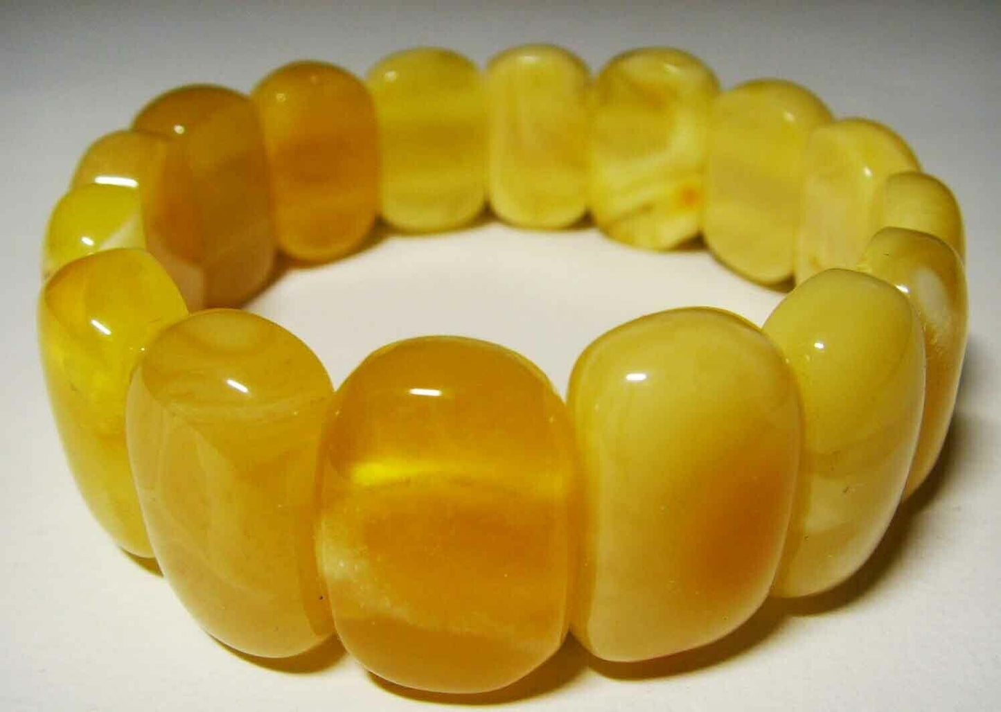 Amber bracelet Natural Baltic Amber stones bracelet for women Butterscotch amber