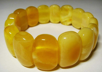 Amber bracelet Natural Baltic Amber stones bracelet for women Butterscotch amber