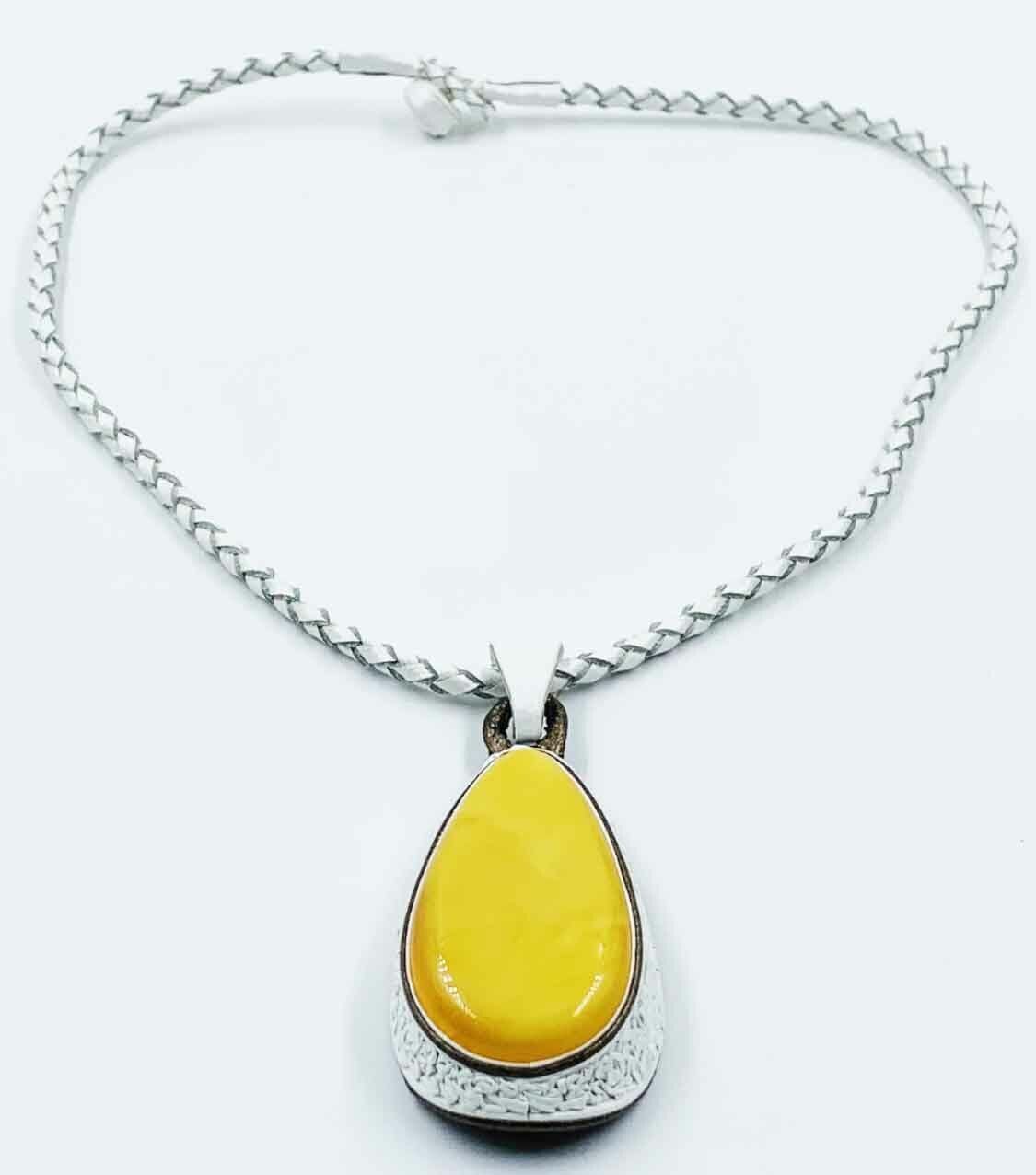 Baltic Amber Pendant Necklace - Amber Jewellery