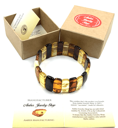 Natural Baltic Amber Bracelet For adults