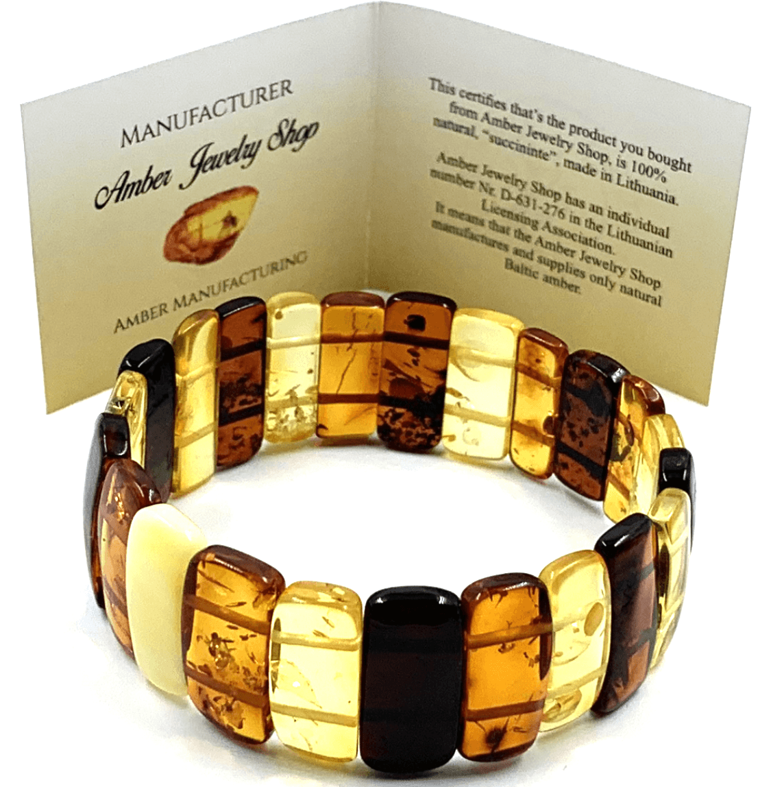 Natural Baltic Amber Bracelet For adults